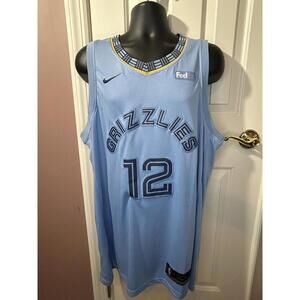 Nike Ja Morant Memphis Grizzlies Jersey Mens Size 54 Powder Blue New